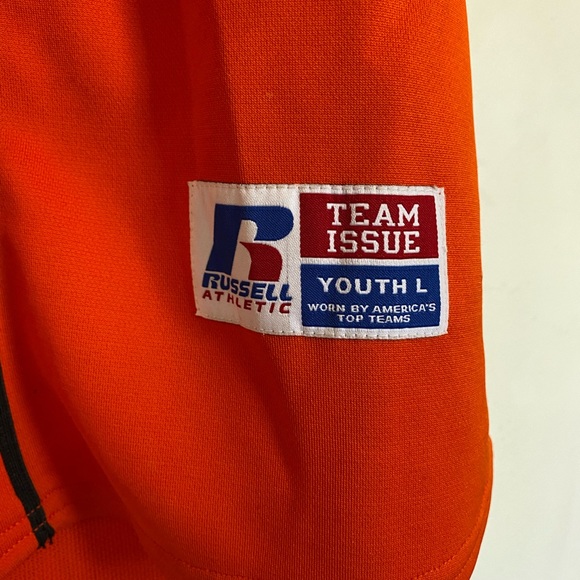 Russell Athletic Team Issue orange Cowboys jersey - Picture 3 of 6
